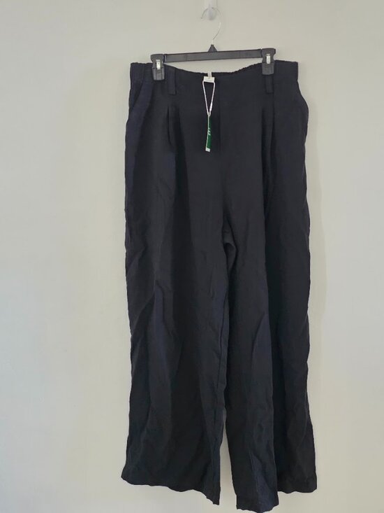 HALARA Pants - Halara Flex High Waisted Pleated Wide Leg Work Trousers Pants Black XL Tall